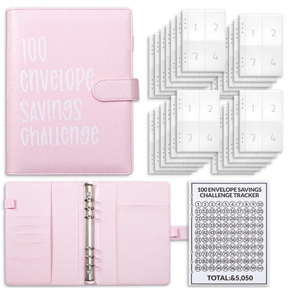 Gifts with Evie™ 100 Envelope Saving Challenge Binder