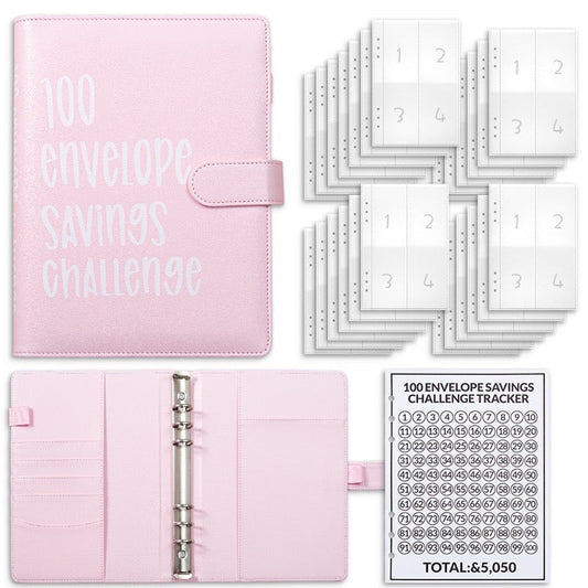 Budget with Evie™ 100 Envelope Saving Challenge Binder