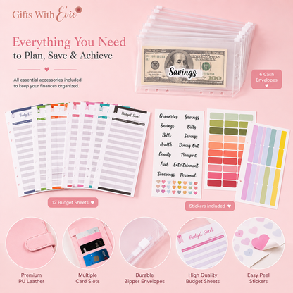 Gifts with Evie™ 100 Envelope Budget Planner