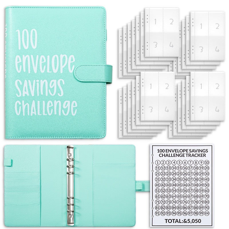 Gifts with Evie™ 100 Envelope Saving Challenge Binder