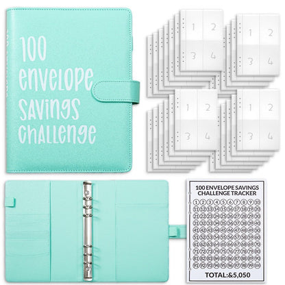 Gifts with Evie™ 100 Envelope Saving Challenge Binder