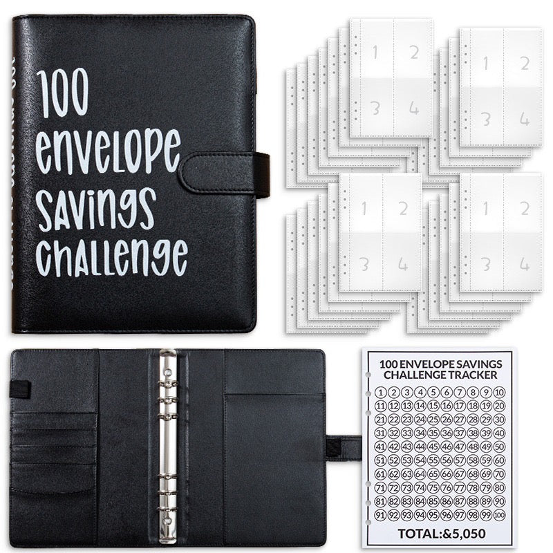 Gifts with Evie™ 100 Envelope Saving Challenge Binder